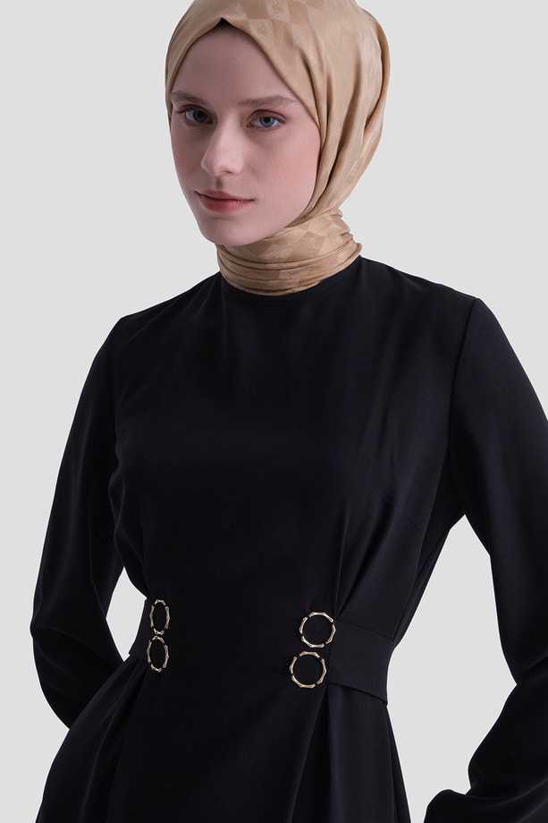 Armine Trend Elbise 26YT936 Siyah