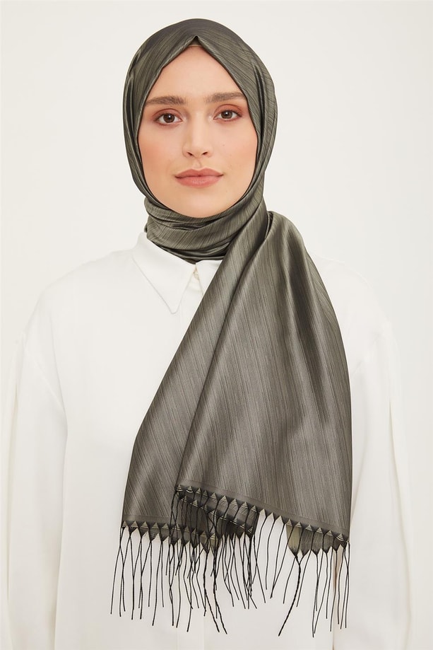 Armine Trend Polyester Şal 00Oa0444 Açık Taş