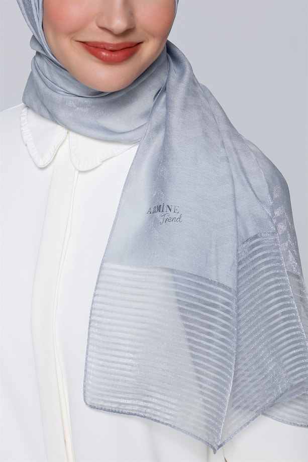 Armine Trend Viscon Şal 00Oa0444 Gümüş-Gümüş