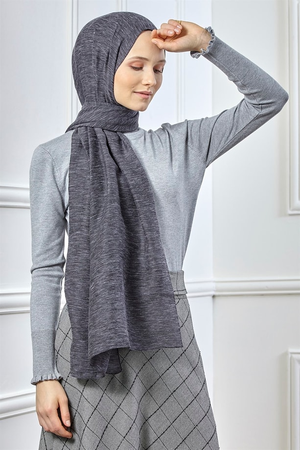 Armine Trend Buse Simli Şal 00Oa0444 Siyah