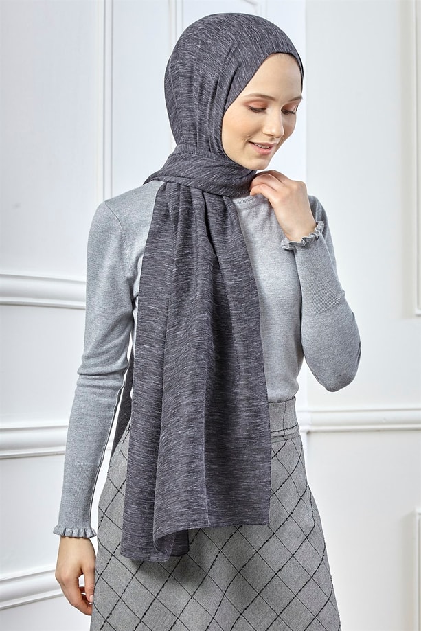 Armine Trend Buse Simli Şal 00Oa0444 Siyah