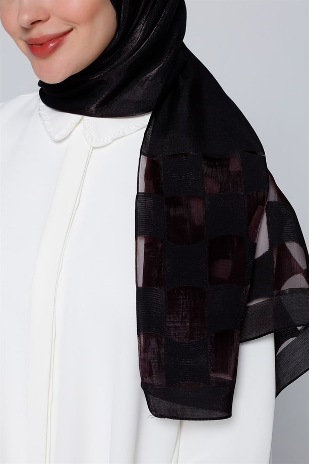 Armine Trend Viscon Şal 00Oa0444 Mürdüm