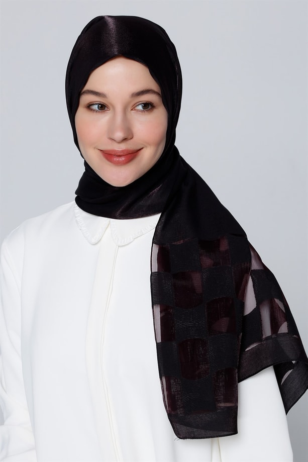 Armine Trend Viscon Şal 00Oa0444 Mürdüm