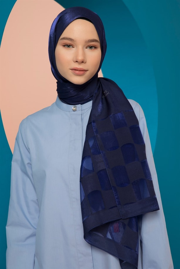 Armine Trend Viscon Şal 00Oa0444 Sax-Laci