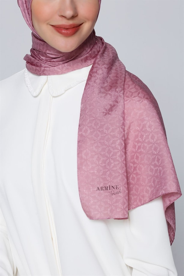 Armine Trend Kesik Elyaf Şal 00Oa0444 Gülkurusu