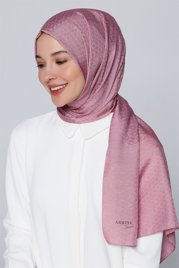 Armine Trend Kesik Elyaf Şal 00Oa0444 Gülkurusu