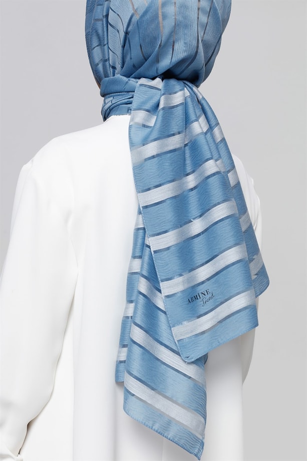 Armine Trend Viscon Şal 00Oa0444 Mavi