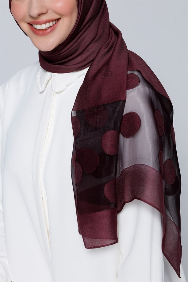 Armine Trend Viscon Şal 00Oa0444 Mürdüm
