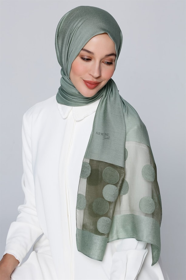 Armine Trend Viscon Şal 00Oa0444 Yeşil
