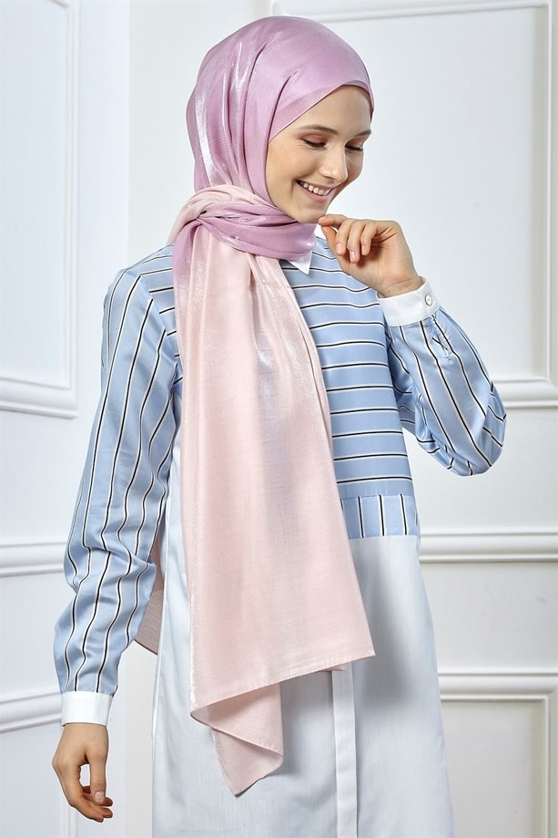 Armine Trend Viscon Şal 00Oa0444 Pudra Gül Kurusu