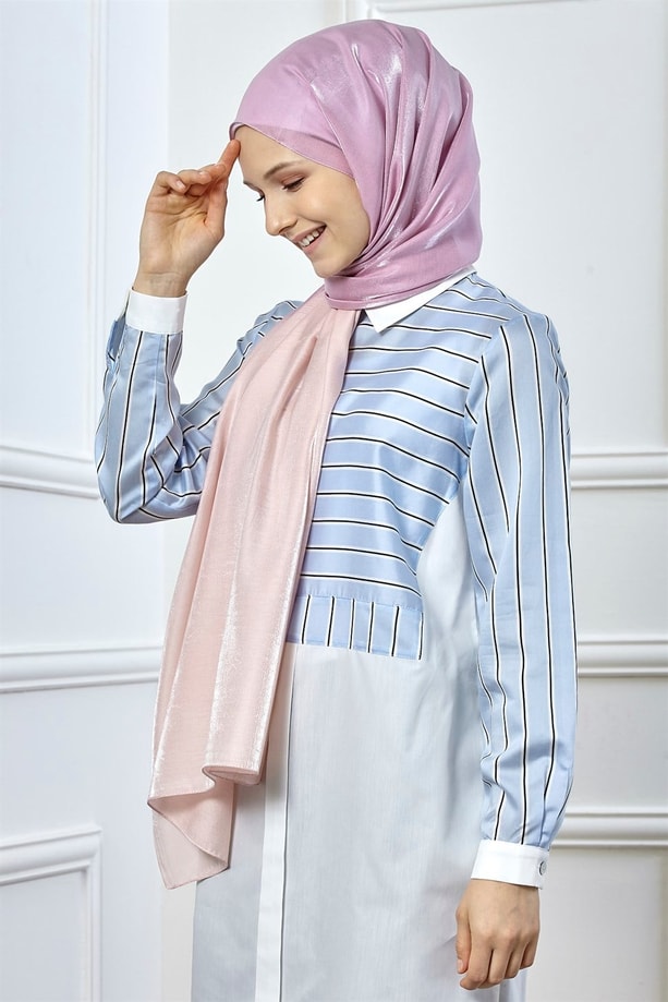 Armine Trend Viscon Şal 00Oa0444 Pudra Gül Kurusu