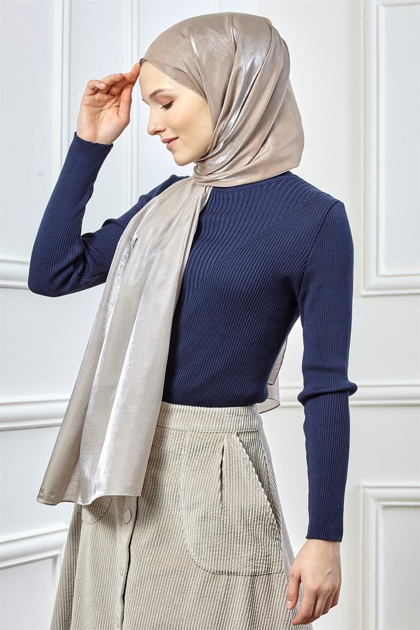 Armine Trend Viscon Şal 00Oa0444 Koyu Vizon