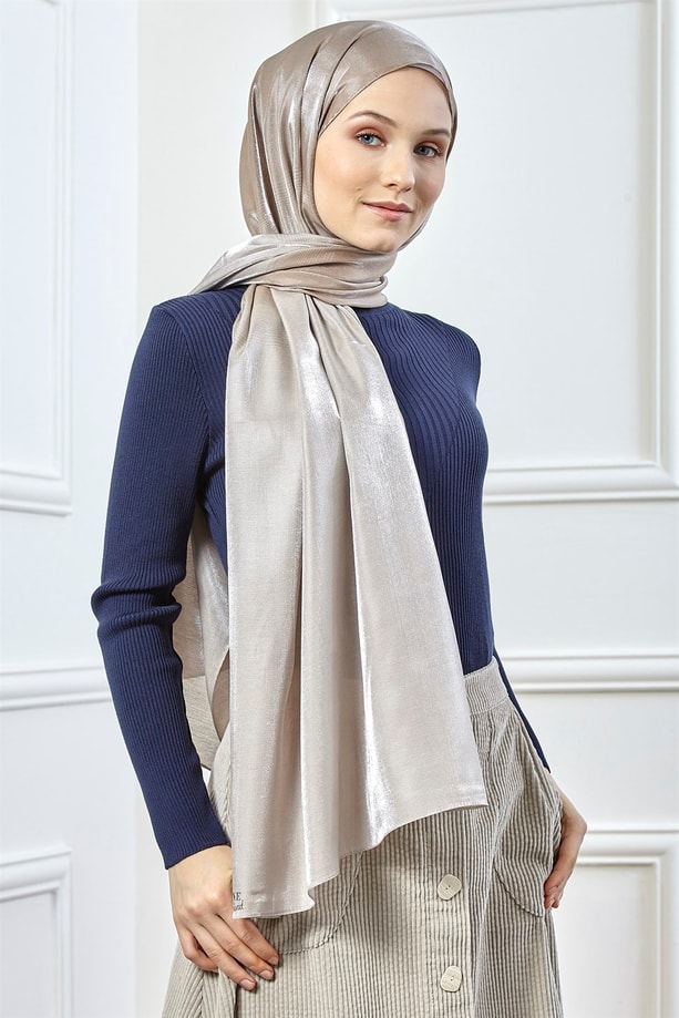 Armine Trend Viscon Şal 00Oa0444 Koyu Vizon