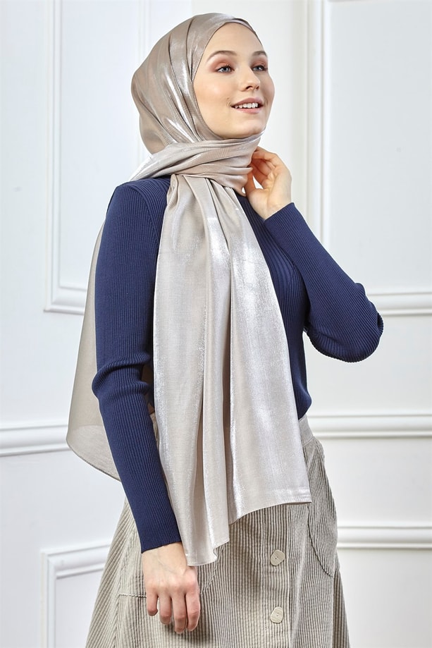 Armine Trend Viscon Şal 00Oa0444 Koyu Vizon