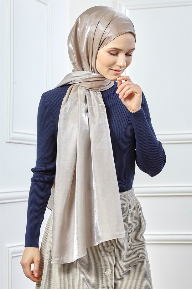 Armine Trend Viscon Şal 00Oa0444 Koyu Vizon