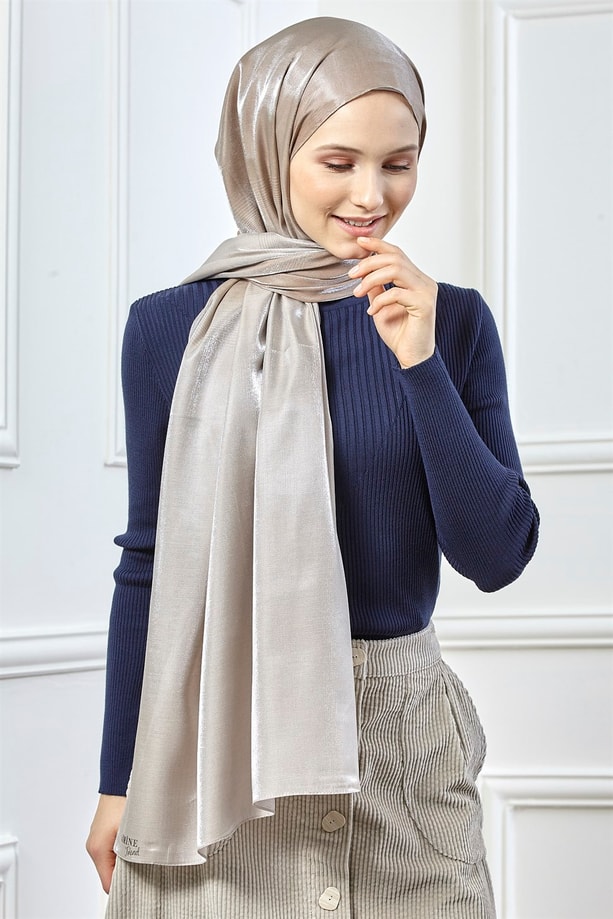 Armine Trend Viscon Şal 00Oa0444 Koyu Vizon