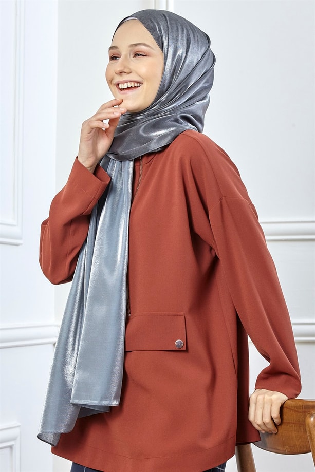 Armine Trend Viscon Şal 00Oa0444 Füme-Siyah