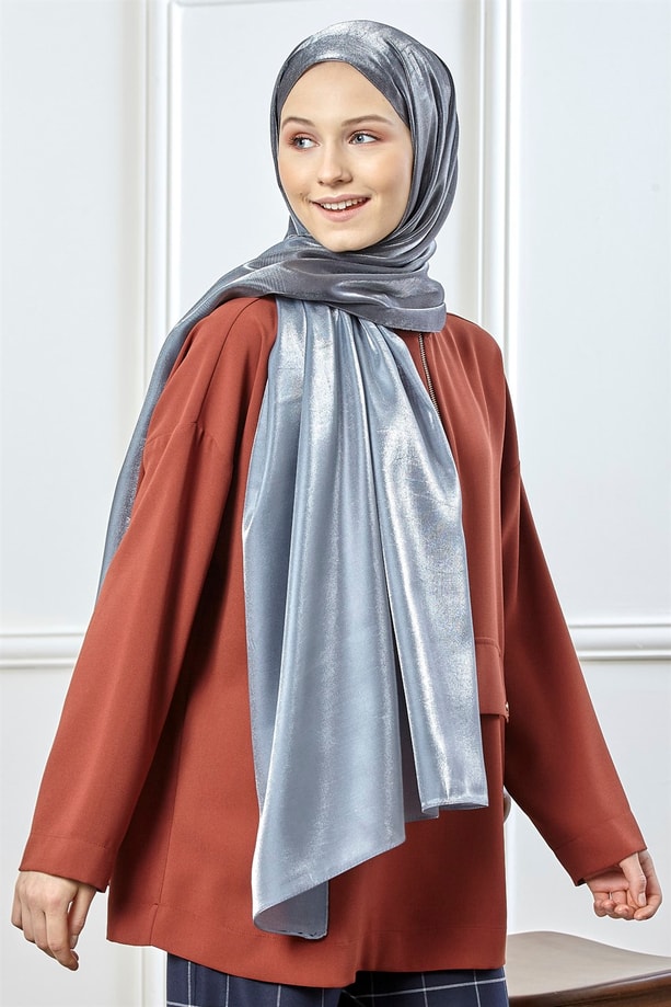 Armine Trend Viscon Şal 00Oa0444 Füme-Siyah