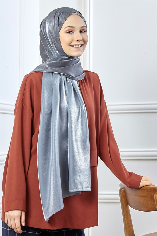 Armine Trend Viscon Şal 00Oa0444 Füme-Siyah
