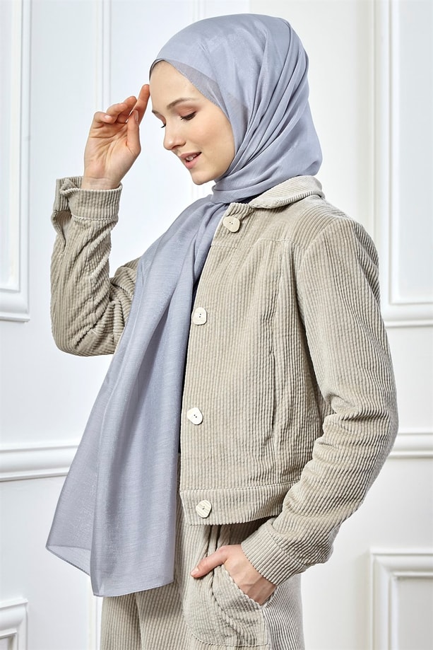 Armine Trend Viscon Şal 00Oa0444 Gri