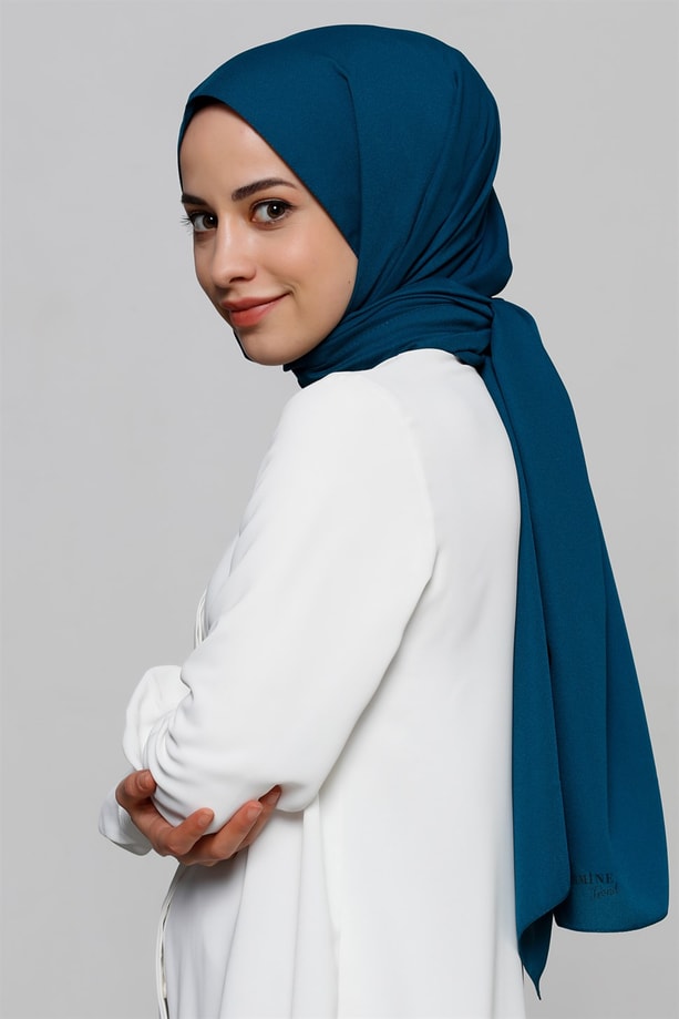Armine Trend Polyester Şal 00Oa0444 Petrol