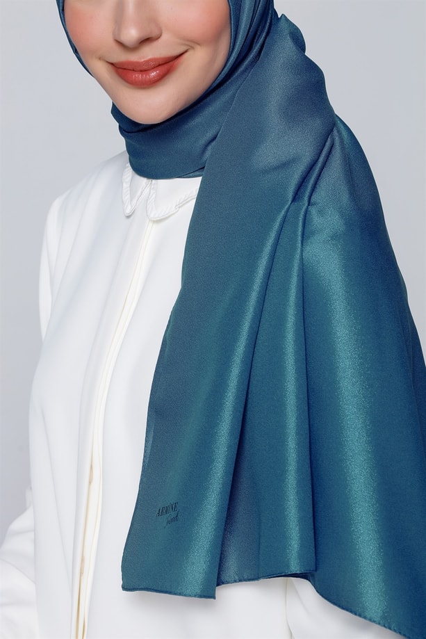 Armine Trend Polyester Şal 00Oa0444 Kot Mavisi