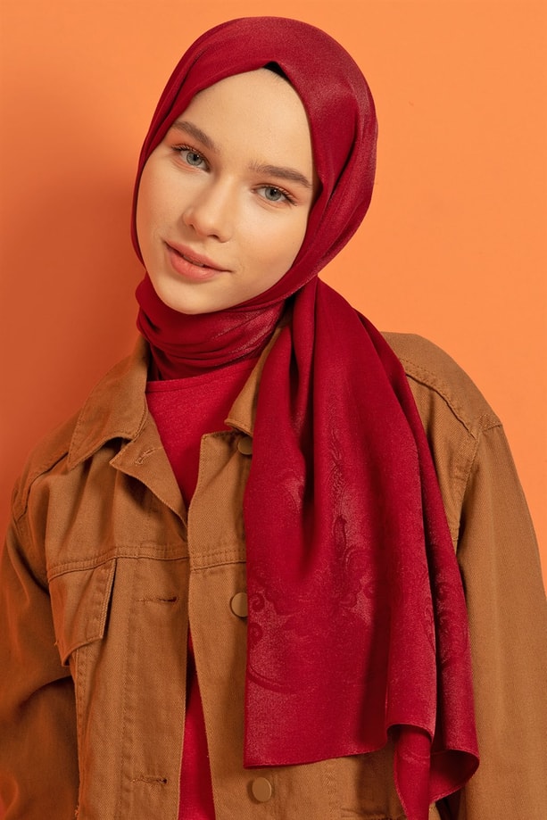 Armine Trend Viscon Şal 00Oa0444 Bordo