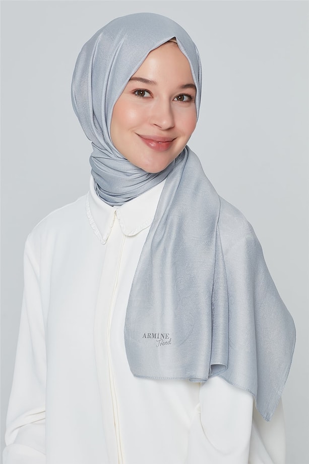 Armine Trend Viscon Şal 00Oa0444 Gümüş