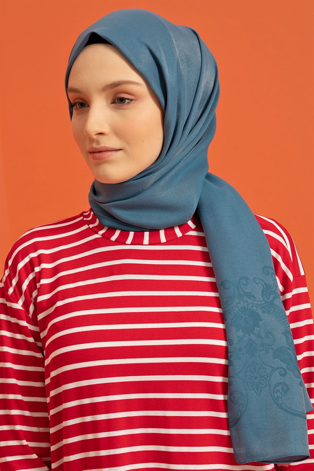 Armine Trend Viscon Şal 00Oa0444 İndigo