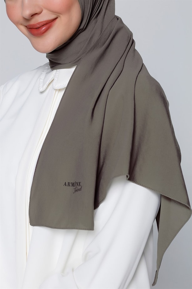 Armine Trend Polyester Şal 00Oa0444 Çikolata