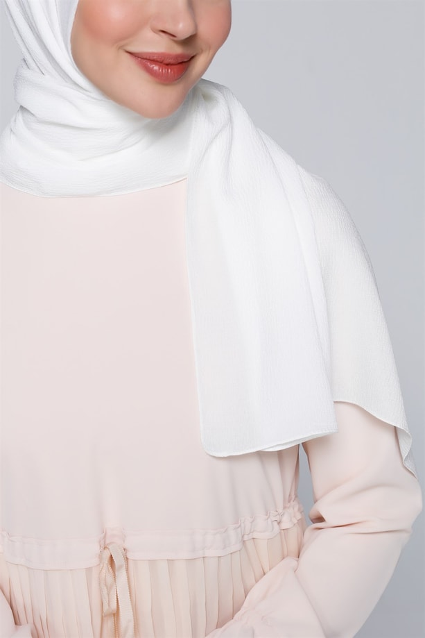 Armine Trend Polyester Şal 00Oa0444 Beyaz