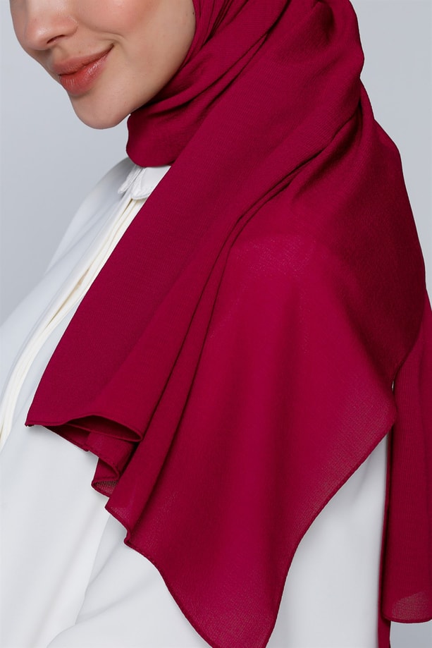 Armine Trend Polyester Şal 00Oa0444 Bordo