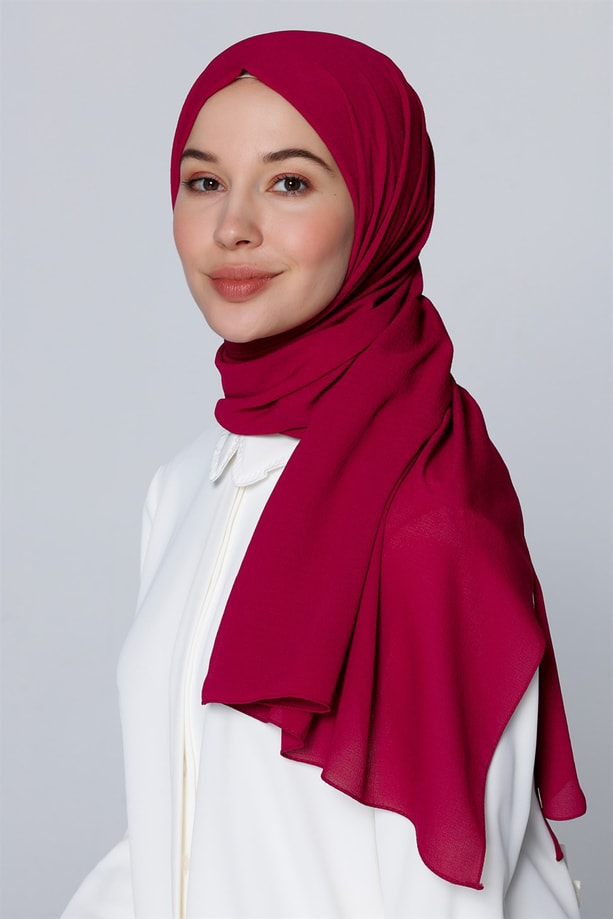 Armine Trend Polyester Şal 00Oa0444 Bordo