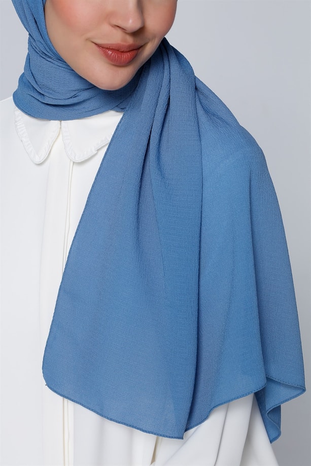 Armine Trend Polyester Şal 00Oa0444 İndigo