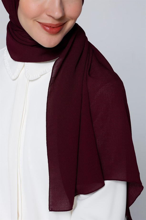 Armine Trend Polyester Şal 00Oa0444 Şarabi