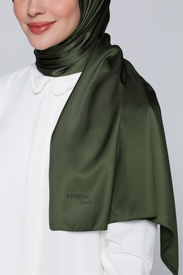 Armine Trend Polyester Şal 00Oa0444 Haki