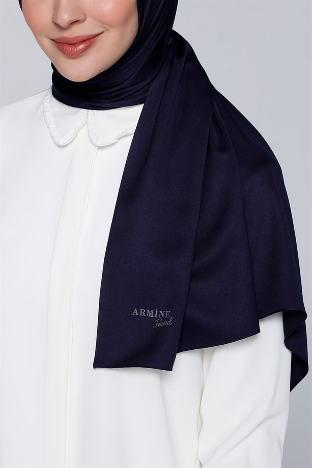 Armine Trend Polyester Şal 00Oa0444 Lacivert
