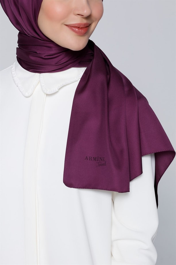 Armine Trend Polyester Şal 00Oa0444 Mor