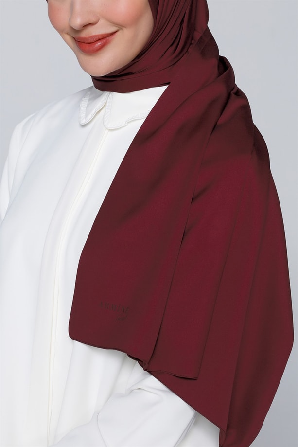 Armine Trend Polyester Şal 00Oa0444 Mürdüm