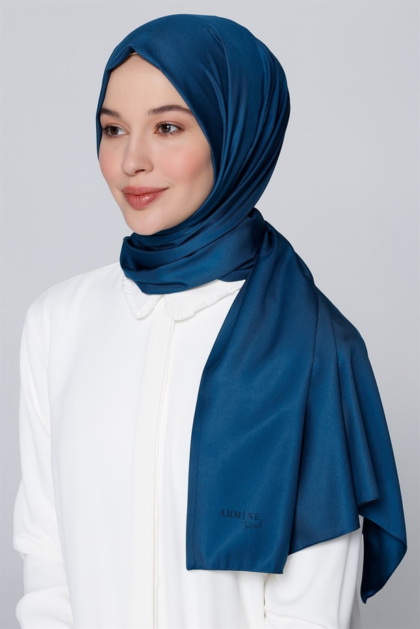 Armine Trend Polyester Şal 00Oa0444 Petrol