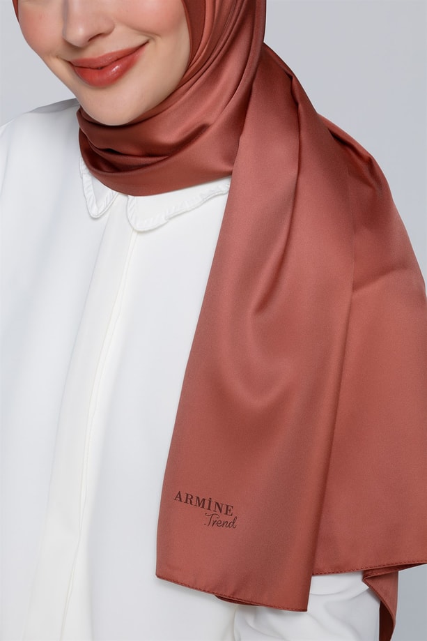 Armine Trend Polyester Şal 00Oa0444 Soğan Kabuğu