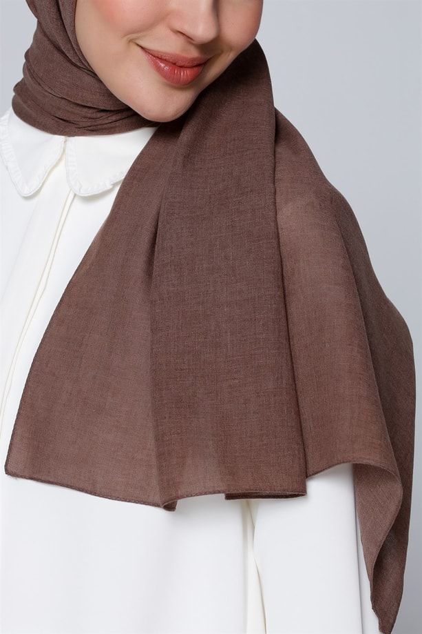 Armine Trend Polyester Şal 00Oa0444 Çikolata