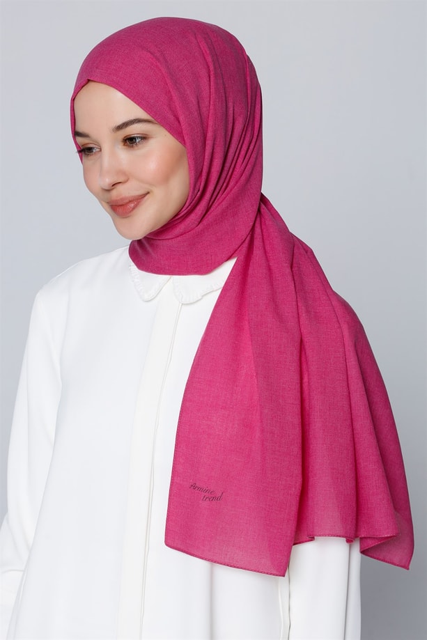 Armine Trend Polyester Şal 00Oa0444 Fuşya