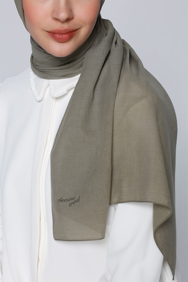 Armine Trend Polyester Şal 00Oa0444 Olive