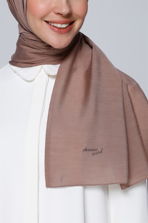 Armine Trend Polyester Şal 00Oa0444 Camel