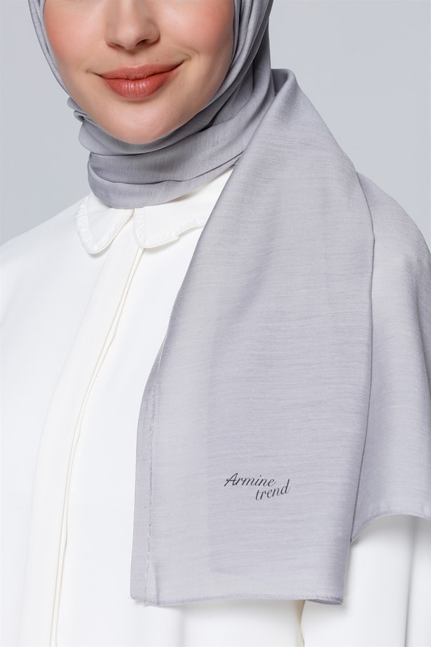 Armine Trend Polyester Şal 00Oa0444 Gümüş