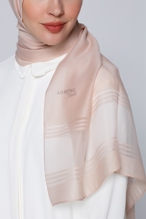 Armine Trend Polyester Şal 00Oa0444 Pudra