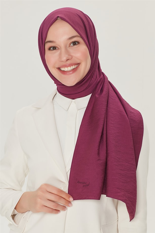 ARMİNE TREND SMART ŞAL Koyu Mürdüm