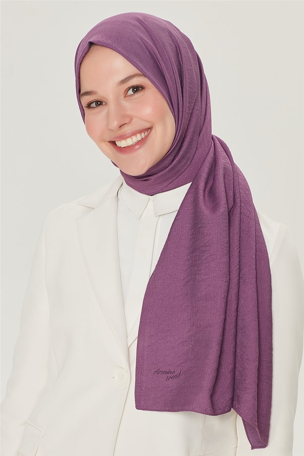 ARMİNE TREND SMART ŞAL Açık Mürdüm