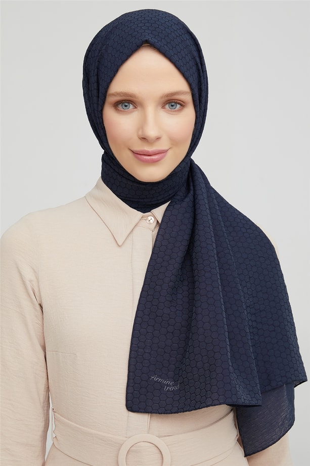 Armine Trend Featherlight 5 Şal 00oA0444 Lacivert